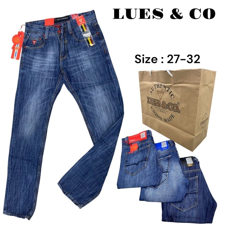 CELANA PANJANG PRIA LUES.CO ORIGINAL FULL FASHION BISA COD KUALITAS PREMIUM