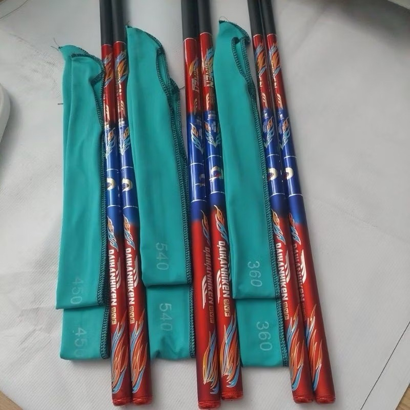 Joran Tegek Kaku Daihan Hiken Carbon Ruas 85cm  Ringan