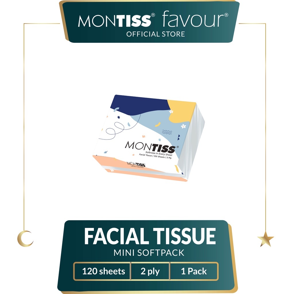 Facial Tissue Montiss 120 Sheet