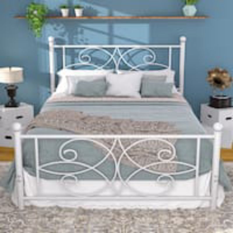 Ranjang tunggal besi Mewah Minimalis dipan Kuat murah