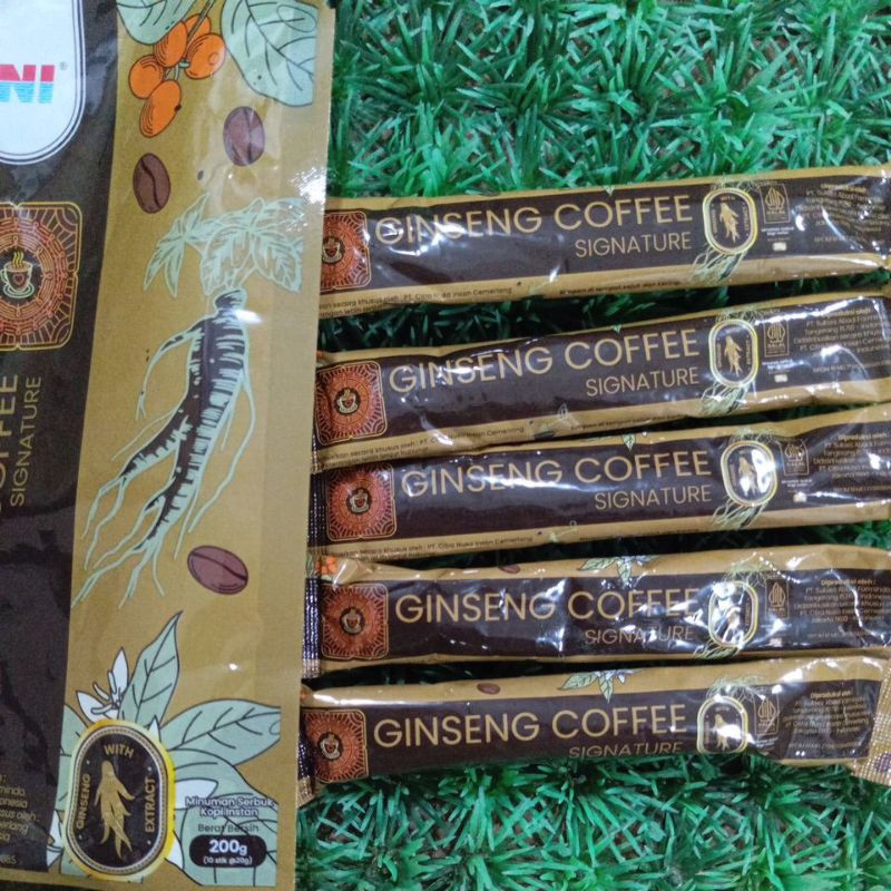 

GINSENG COFFEE SIGNATURE CNI Kopi Ginseng Signature 5 stik