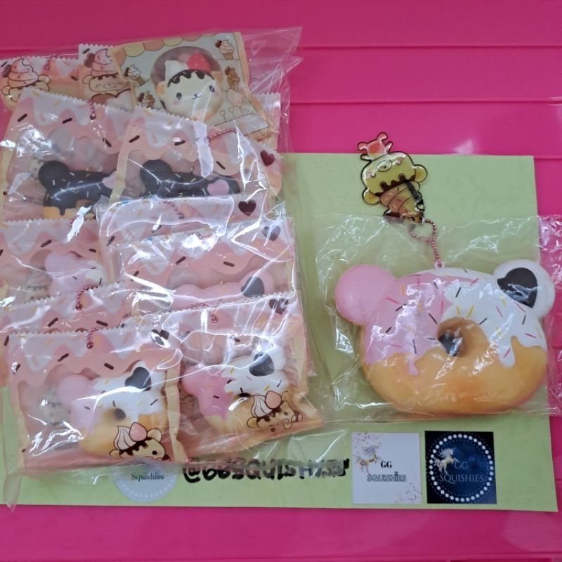 Mini Creammiicandy Donut ice cream cake squishy Rare by Yummiibear Creamii candy Punimaru murah orig