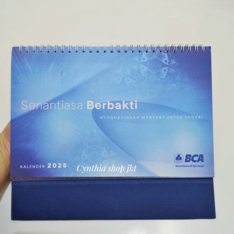 

Kalender Meja Bulanan Bank BCA 2025 Exclusive