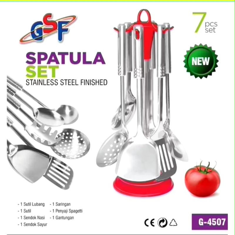 Spatula Stainless Set Gsf / sutil / spatula set stainless / spatula stainless