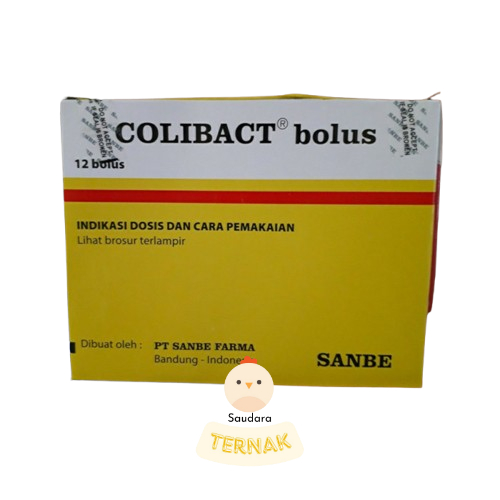 Colibact Bolus 1 Box isi 12 Biji Ecer Obat Mencret Sapi Diare Kambing Pencernaan Domba Sanbe