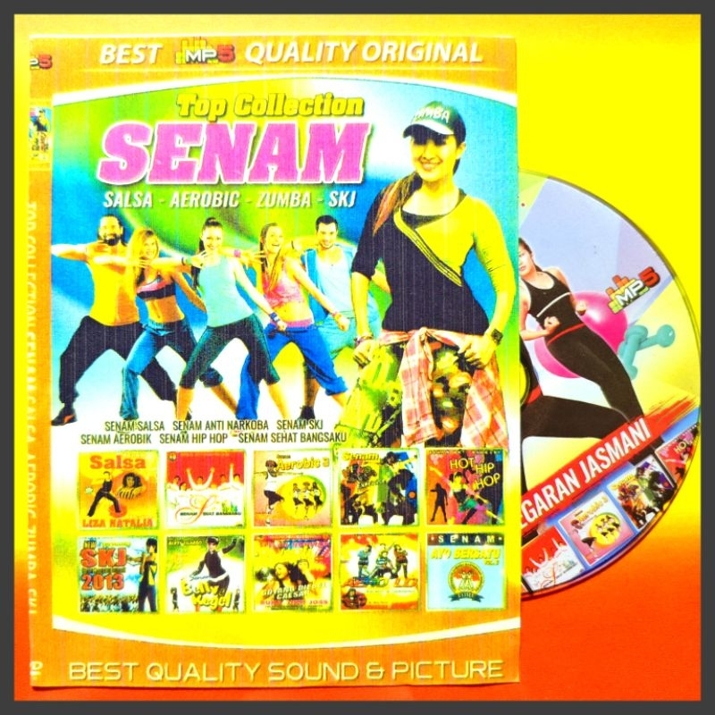 Kaset MP5 Video Musik Belajar Latihan Senam Aerobic - Salsa - Zumba - Skj Pilihan Terbaik