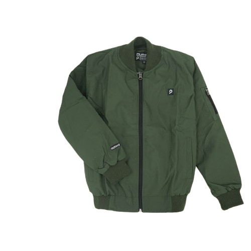 Disc Mumayiz Jaket Bomber Polos Anak Tk/Sd/Smp Usia 4-15 Tahun Bahan Parasut Taslan Jn