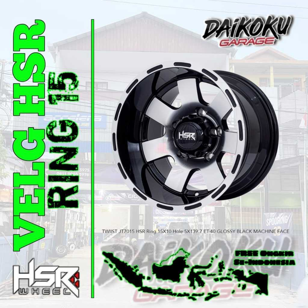 Velg Mobil Model Celong Offroad Ring 15 (Katana, Jimny, Taft dll) Toko Velg Mobil Banjarmasin