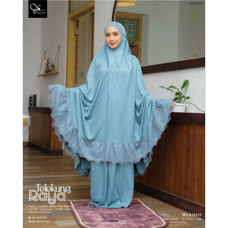 MUKENA TELEKUNG RAYA BY E.M OUTFIT.ID