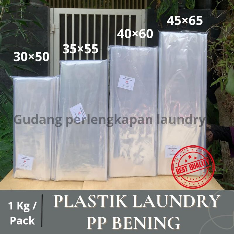 RLY5 Plastik Laundry / PP Bening / Plastik laundry kiloan 1Kg