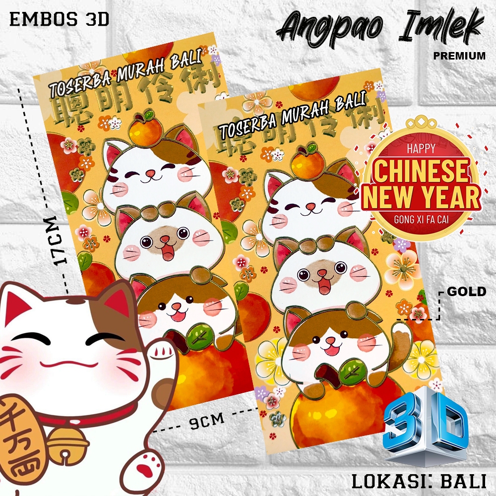 

KERTAS ANGPAO IMLEK LUCKY CAT 2 PREMIUM