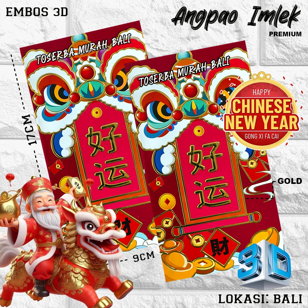 

KERTAS ANGPAO IMLEK BARONGSAI 4 PREMIUM