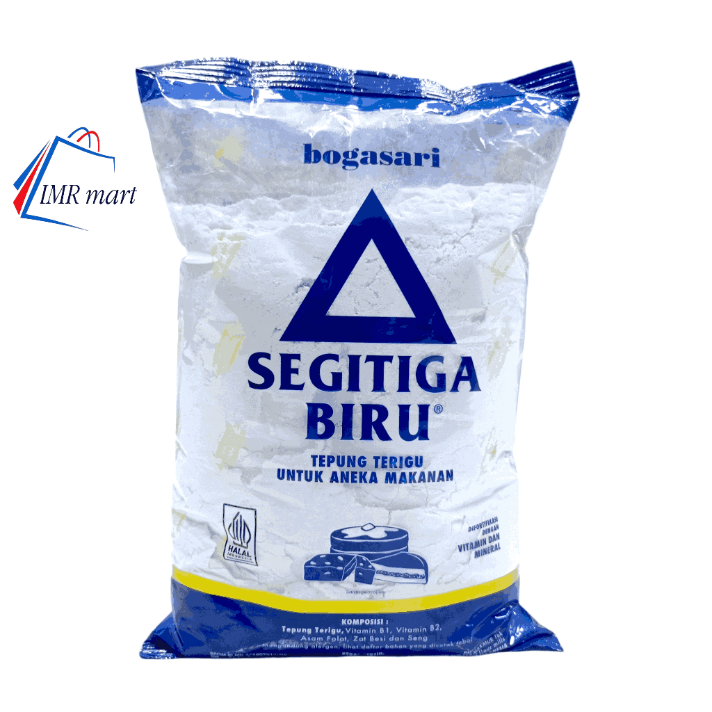 

Tepung Terigu Segitiga Biru Kemasan 1kg - Tepung Terigu Serbaguna