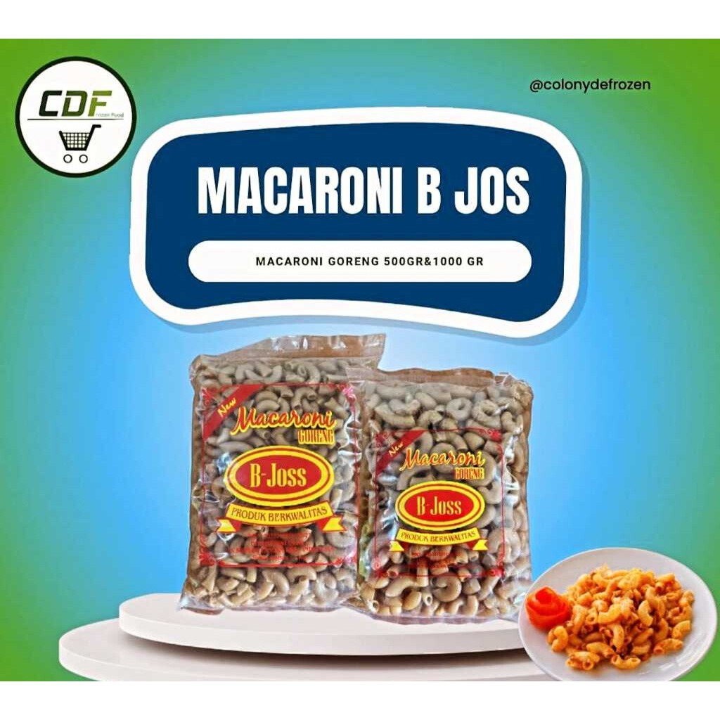 

B-Joss Macaroni Goreng 500GR & 1000gr