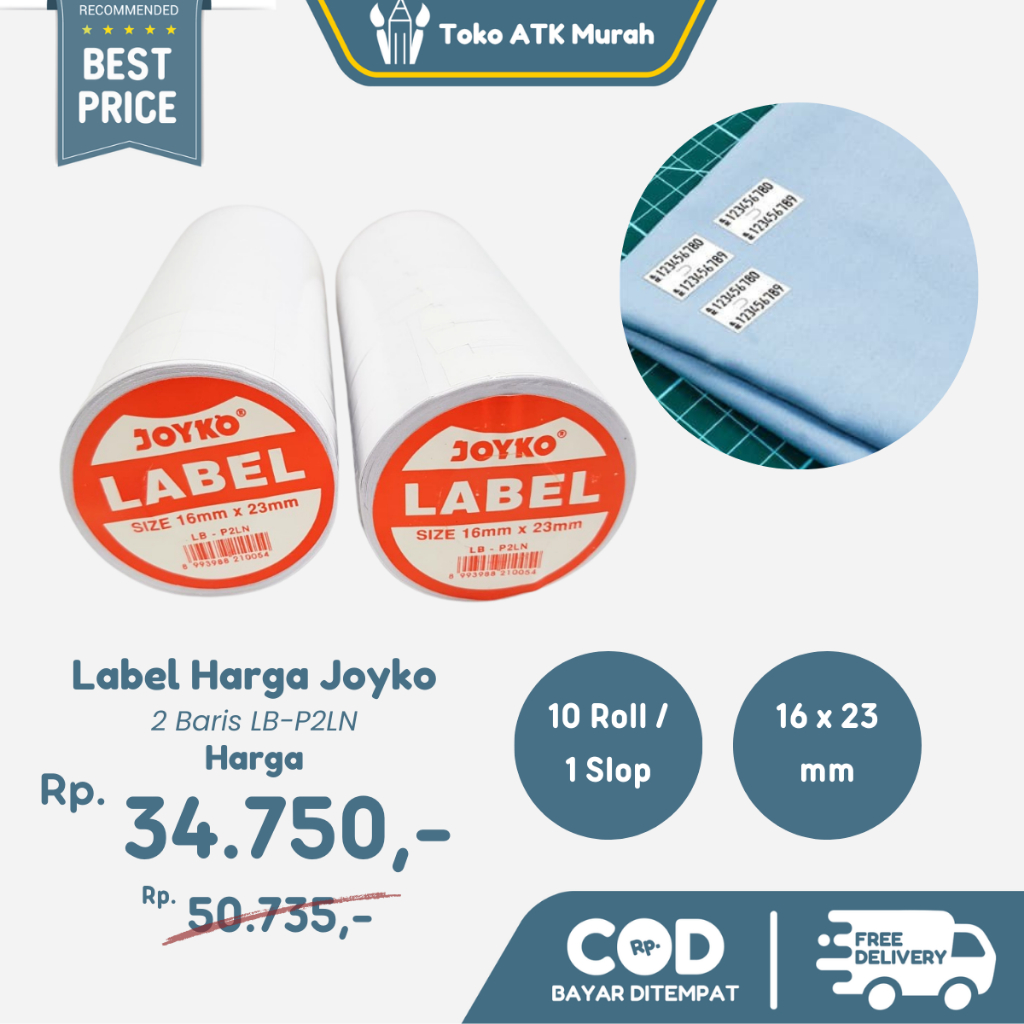 

JOYKO Label 2 Baris Line LB-P2LN