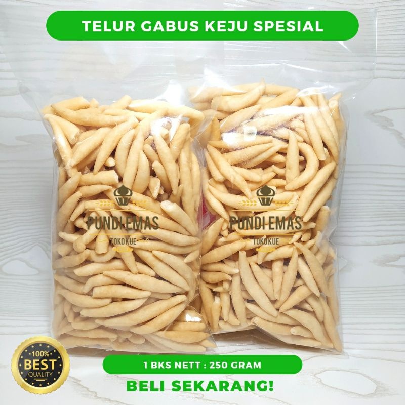 

Terlaris Telur Gabus Keju kiloan Telor Cendol Keju Spesial Cemilan Kiloan Gabus Keju Super