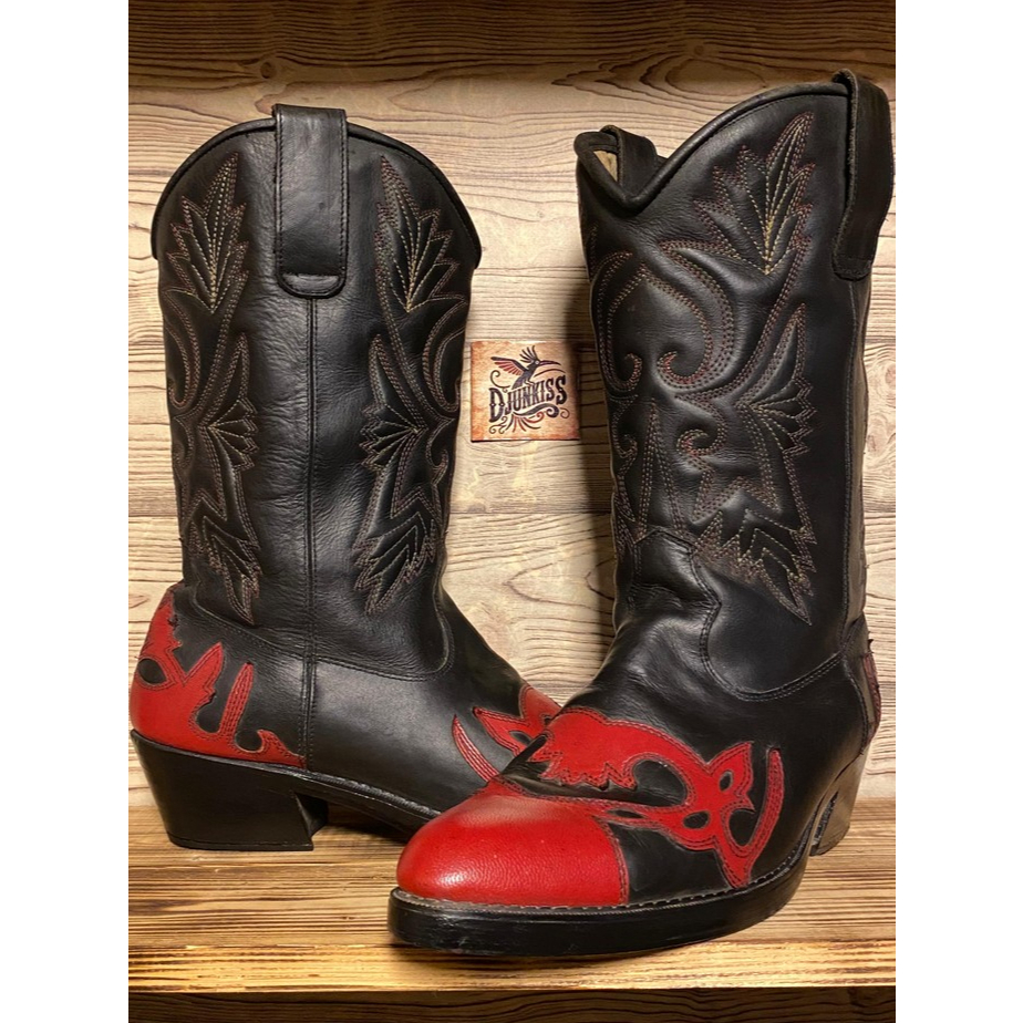 WESTERN COWBOY BOOTS PRIA KULIT ASLI