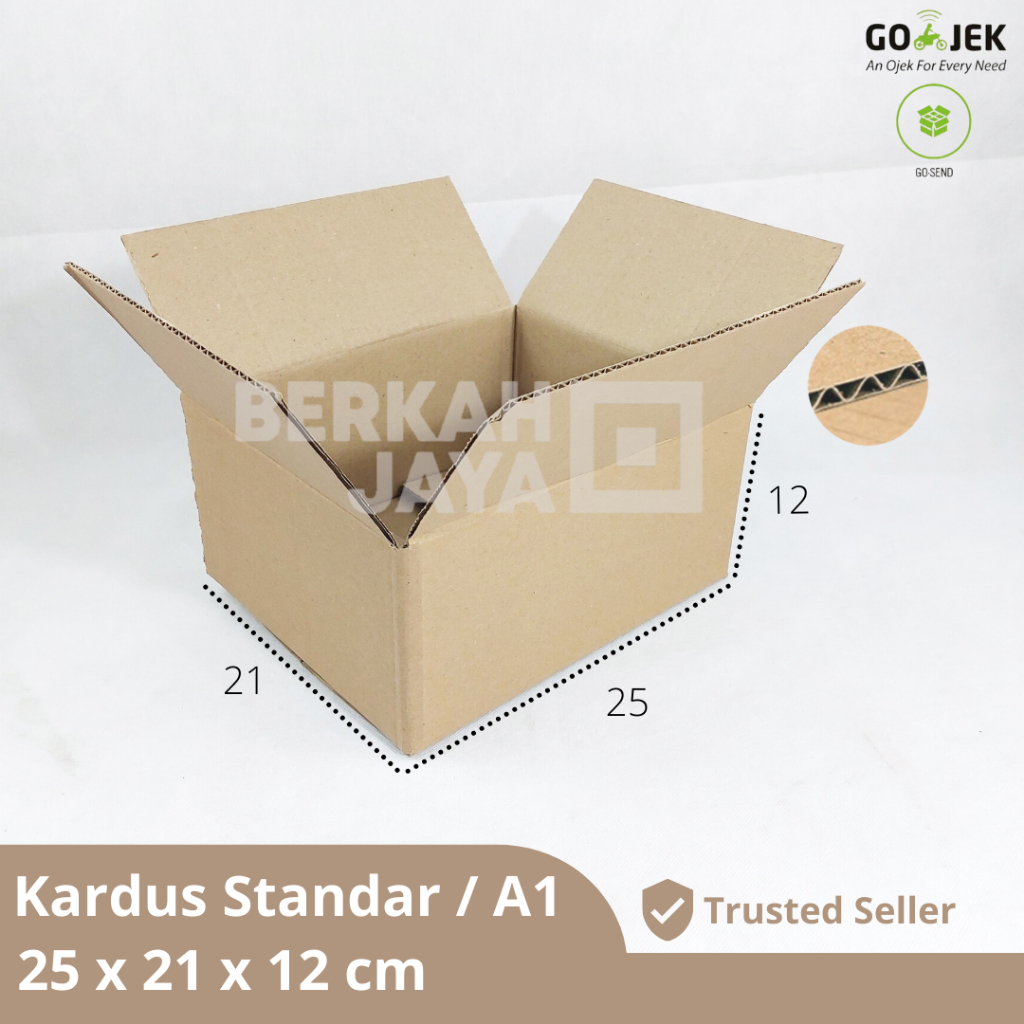 

[KHUSUS INSTANT] 25x21x12 cm Kardus / Box / Karton / Aksesoris / Kotak / Dus Packing Kado Online Shop Murah (Kardus 25 x 21 x 12 cm)