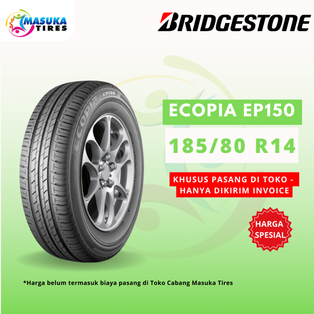 185/80 R14 Ecopia EP150 Bridgestone Ban Mobil 185/80 R 14 Ban mobil APV ban EP150 Bridgestone