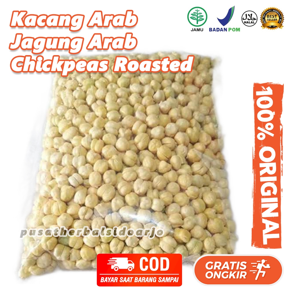 

Kacang Arab 1 kg Humus Chickpeas Roasted Matang Siap Makan Jagung Arab 1kg Murah