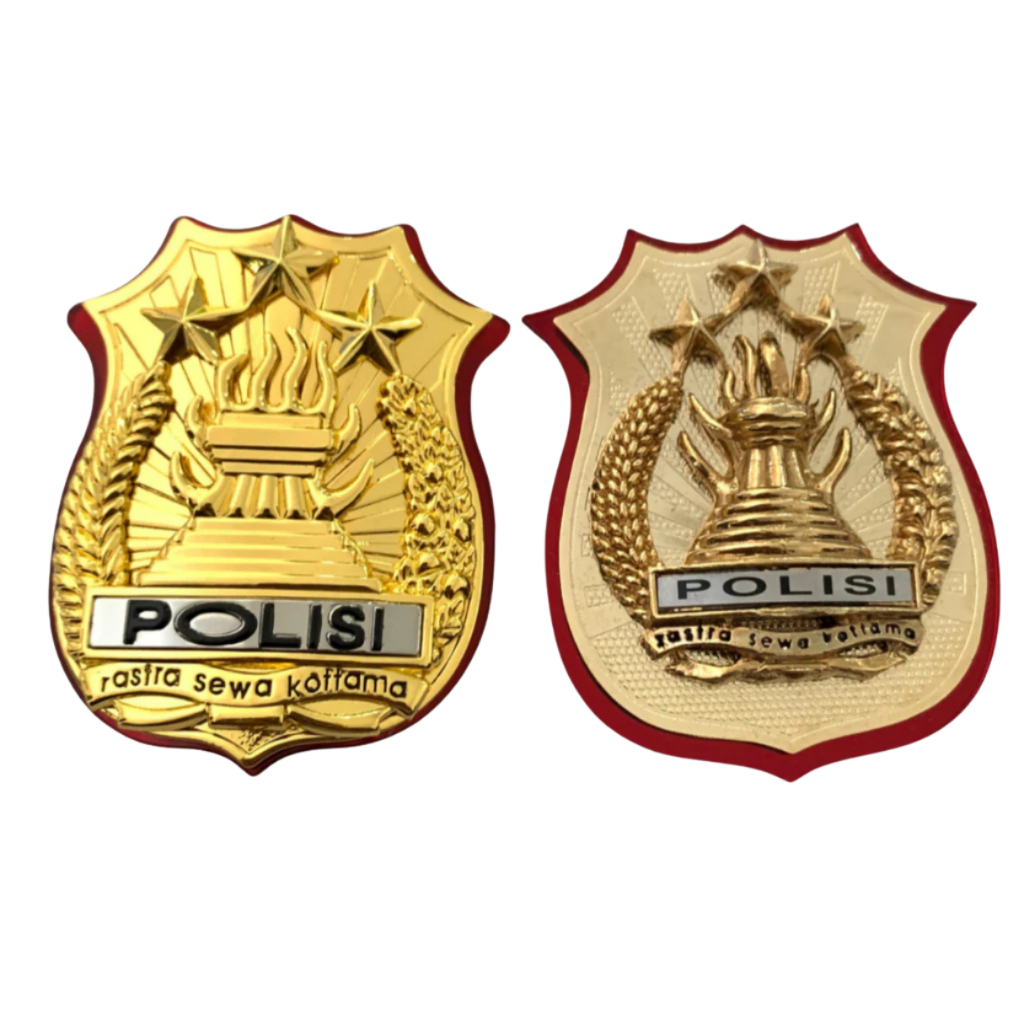 ATRIBUT POLRI / PIN POLRI / KEWENANGAN POLRI / KOPEL POLRI / ATRIBUT POLISI BAHAN LOGAM BERKUALITAS