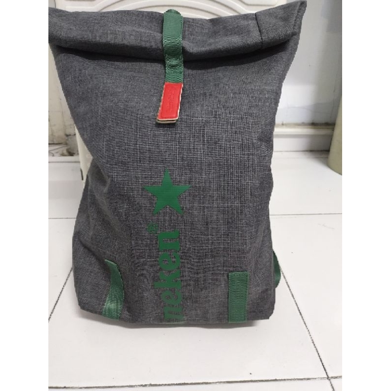 tas backpack asli HEINEKEN