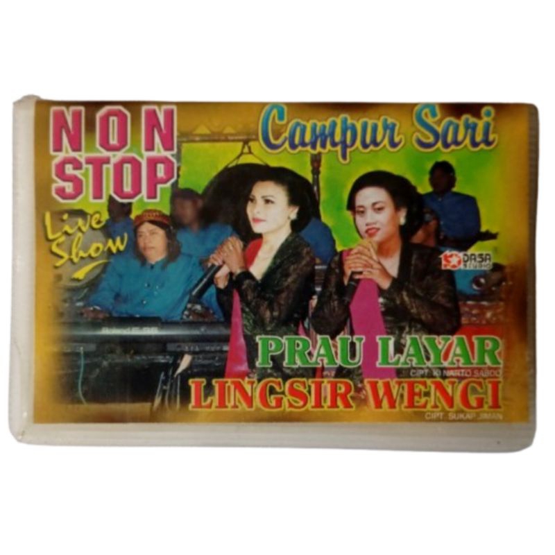 kaset pita - non stop live show campur sari - prau layar - lingsir wengi