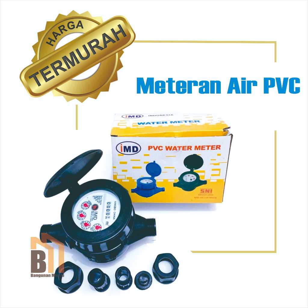 meteran air body PVC, meteran Air