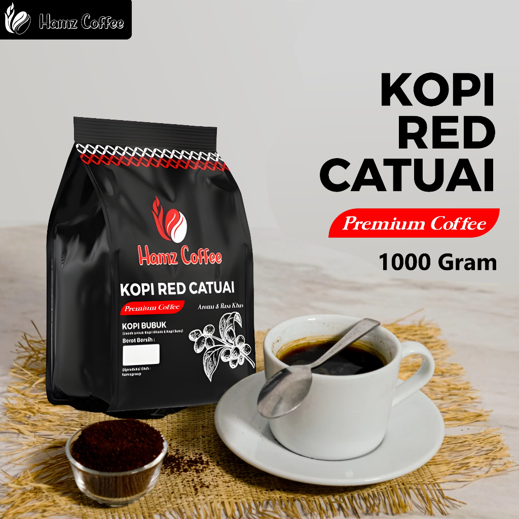 

Hamz Coffee - kopi bubuk red catuai harga termurah 1000gr