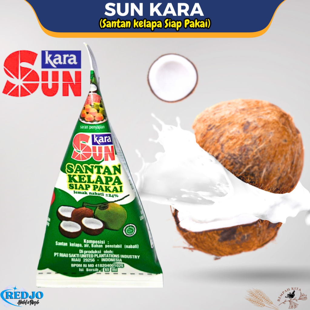 

Santan Sun Kara TCA 65 ml Santan Kelapa Siap Masak / Coconut Milk