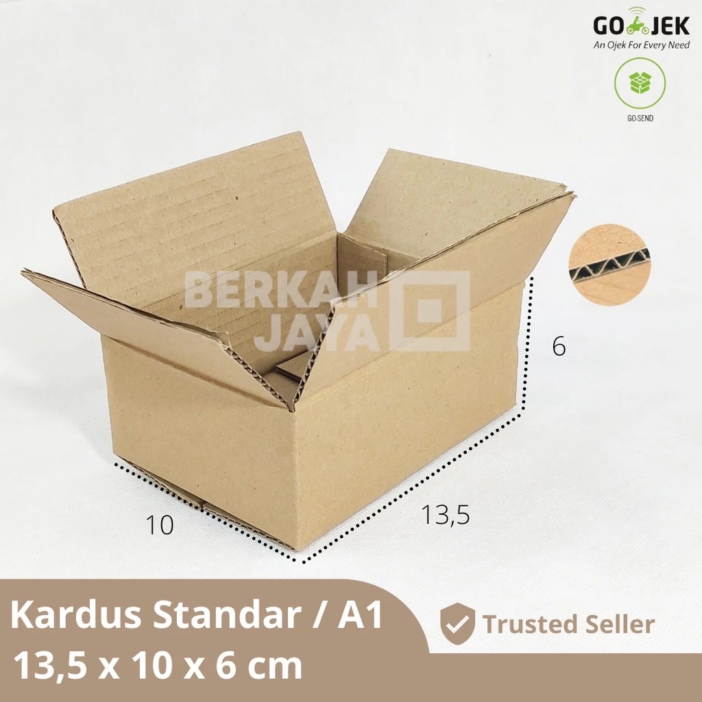

Kardus / Box / Karton / Packing / Packaging / Kotak / Dus RSC / A1 – 13,5 x 10 x 6 cm B-Flute / Kardus 13.5 x 10 x 6 cm / 13,5x10x6 cm / 13.5x10x6 cm