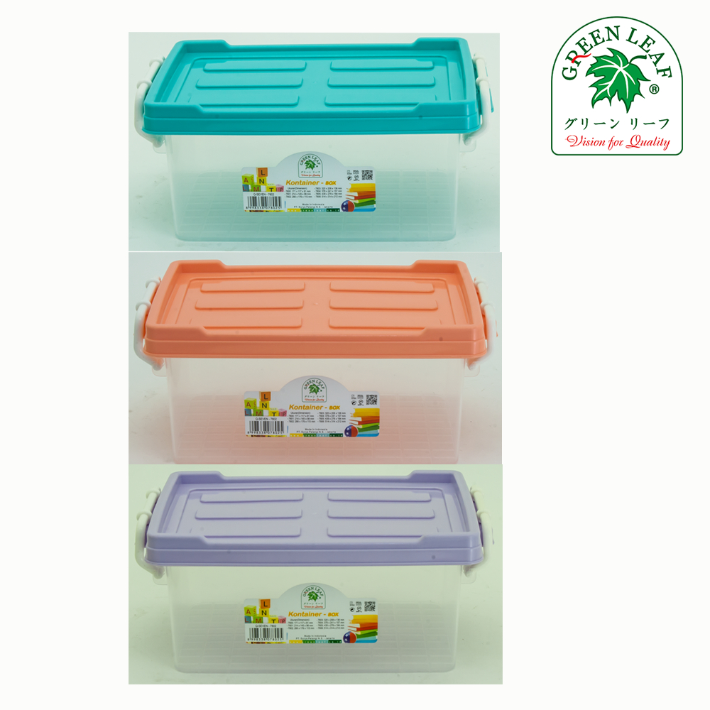 Green Leaf Q-Seven Box Tempat Penyimpanan / Container 1,7 L (7801)