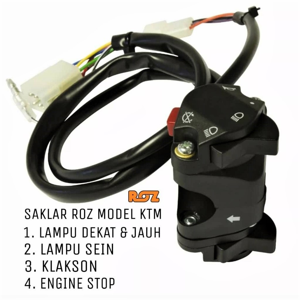 SAKLAR HOLDER ROZ ORIGINAL MODEL KTM UNIVERSAL KLX CRF WR DTRACKER YZ KTM KX VIXION TIGER CB CBR