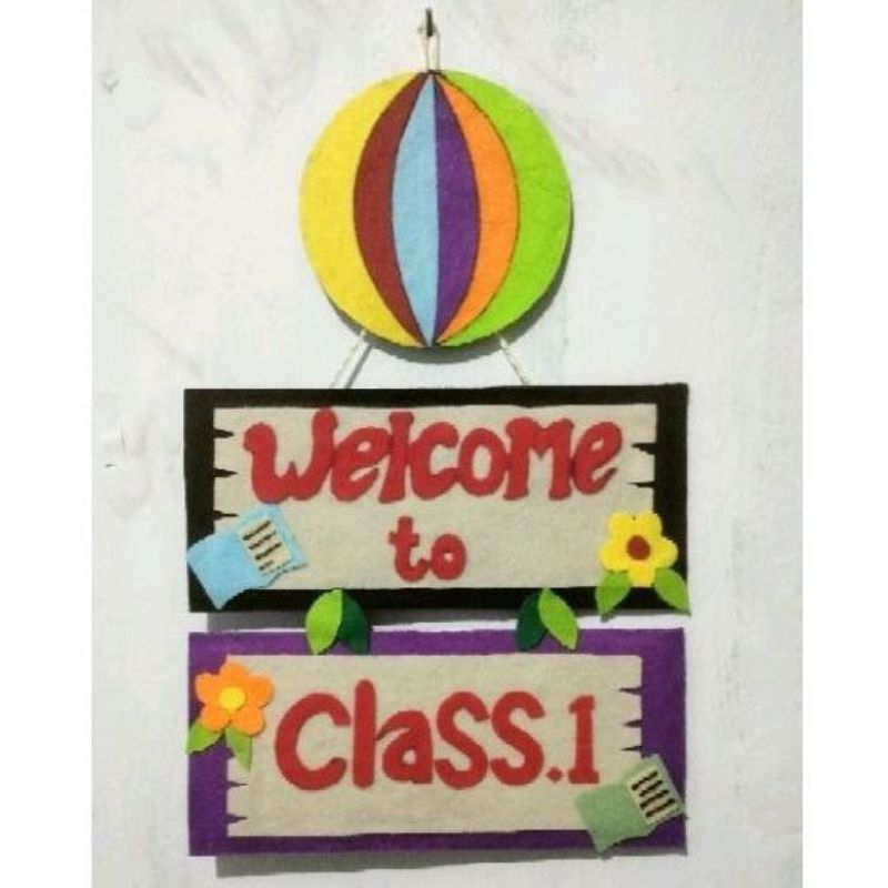 tulisan papan flanel