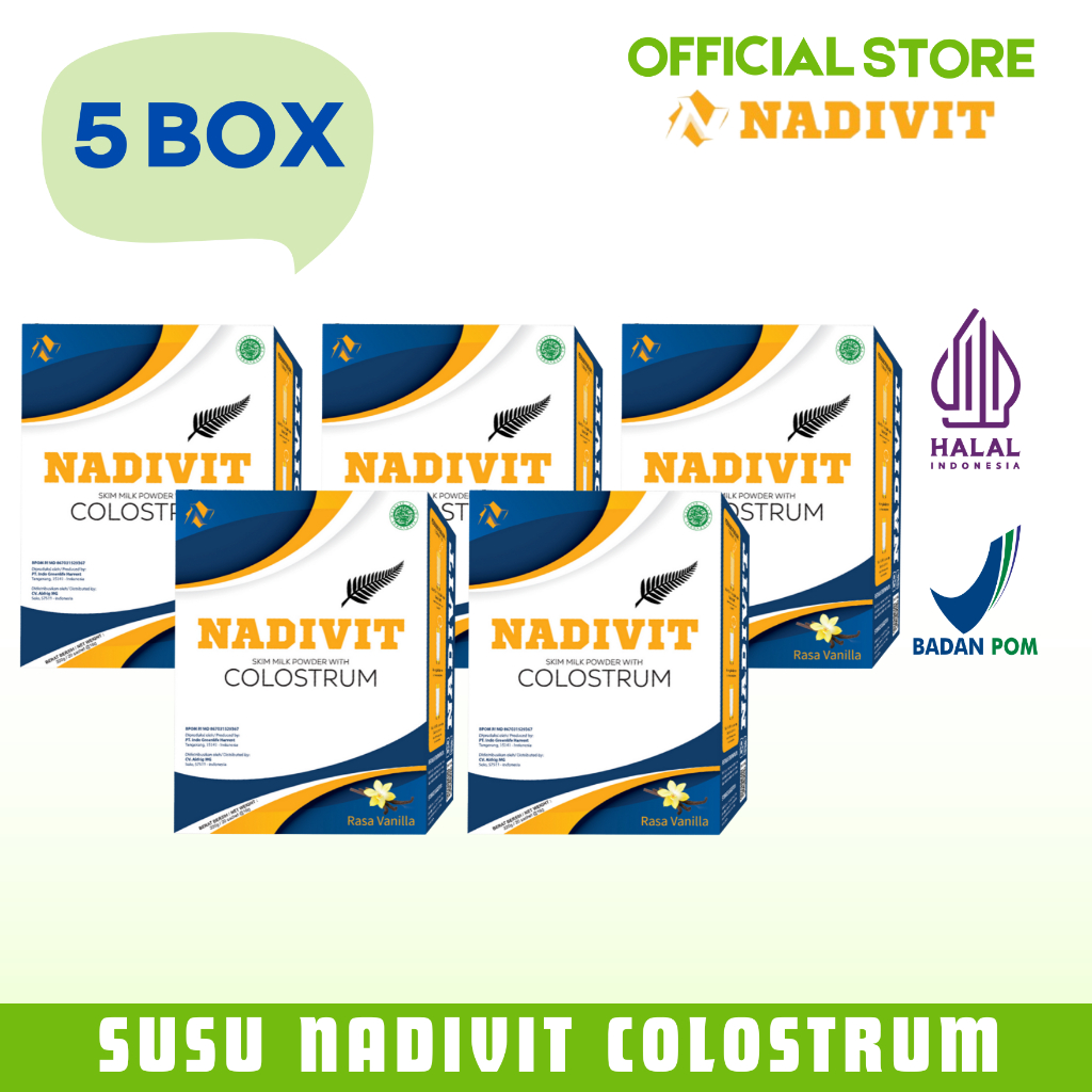 

NADIVIT - Susu Colostrum Untuk Syaraf Kejepit HNP Isi 5 Box