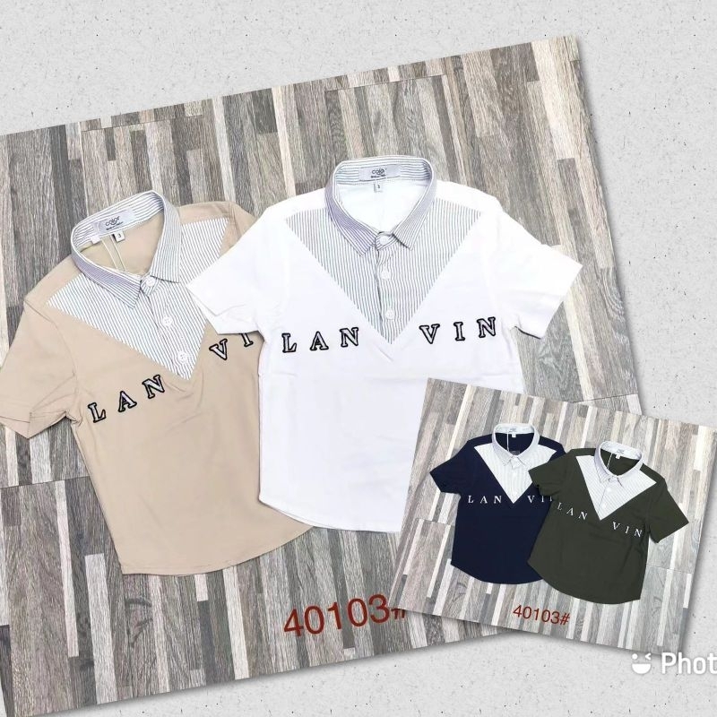 Atasan Kemeja "LANVIN" Anak Import Premium (Rfk des 2406)