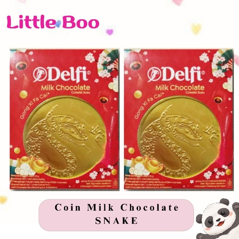 

Cokelat DELFI COIN / Cokelat Imlek DELFI Shio Snake / Chocolate Ular Imlek