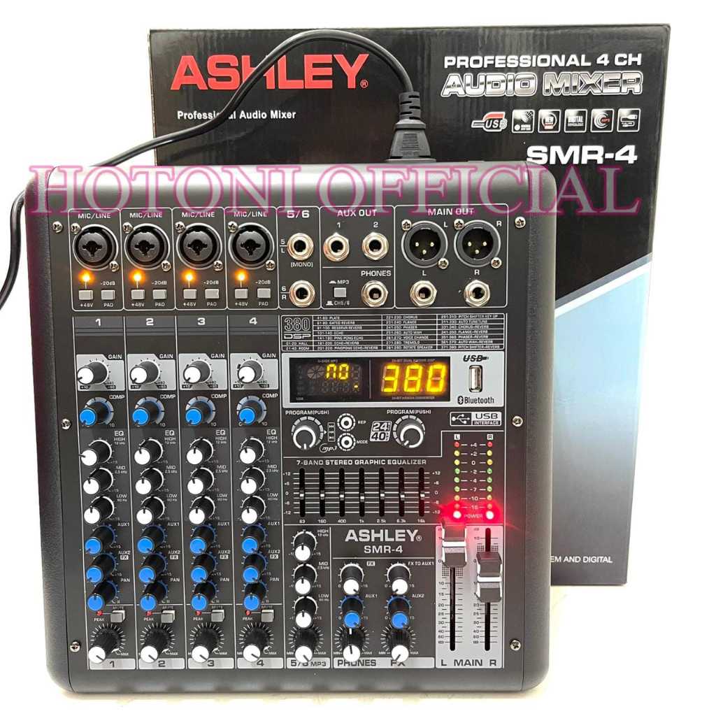 Mixer Ashley SMR 4 Original ashley smr 4 channel SMR4