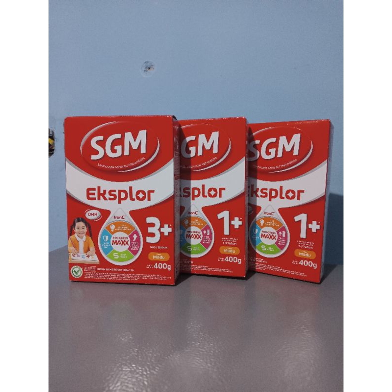 

Susu SGM Eksplor 400 Gram 3 PCS