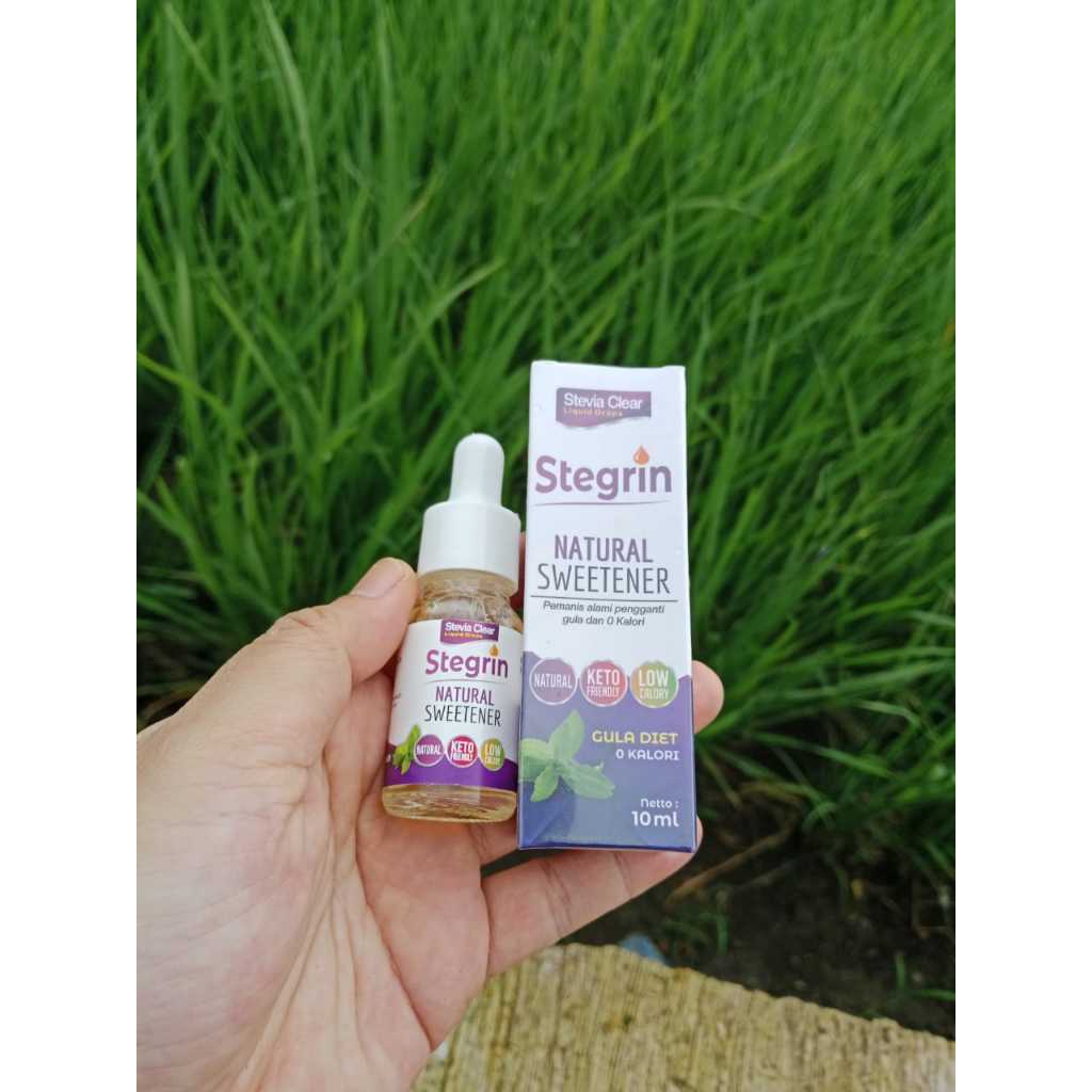 

STEGRIN Stevia Clear Liquid Drops 10 ml/gula Diet/Pemanis alami/0 kalori