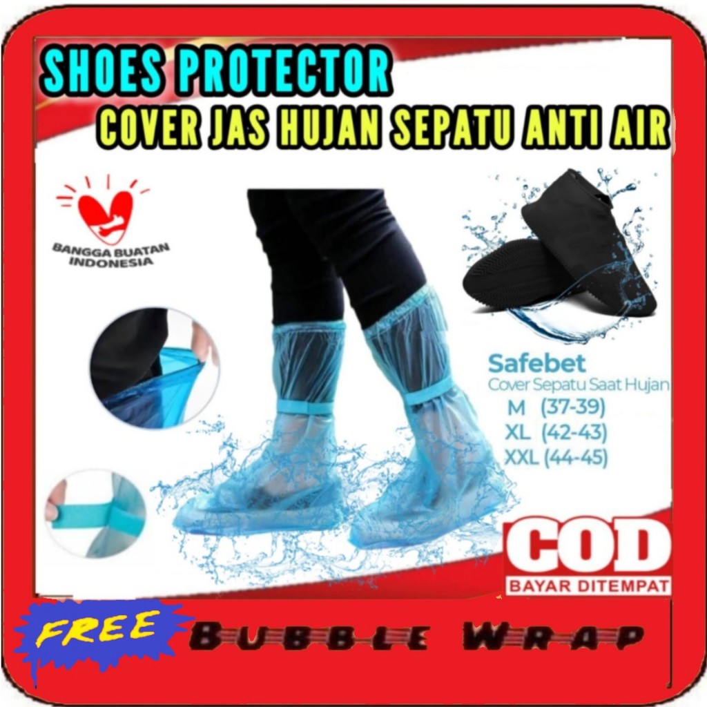 Jas Hujan Sepatu Anti Air Waterproof || Perlengkapan Aksesoris Sepeda Motor Barang Unik Murah Lucu