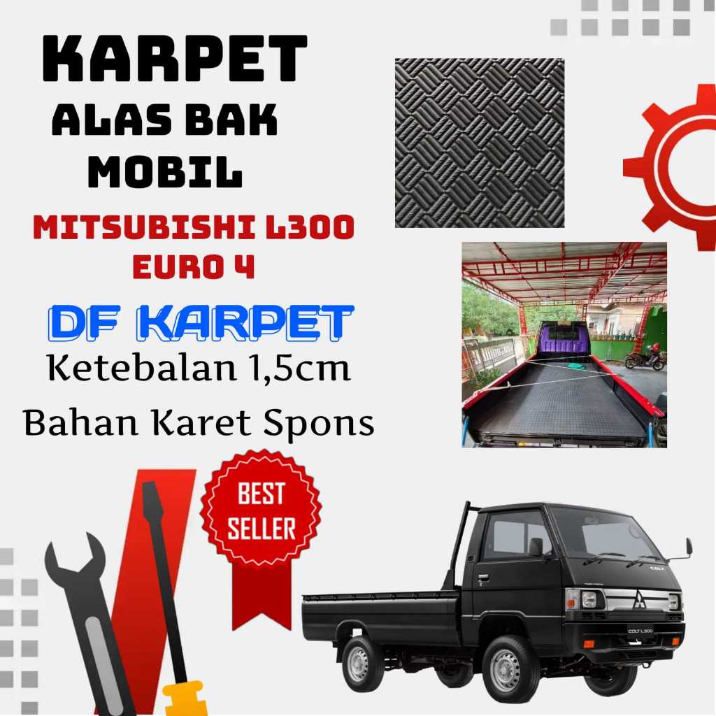 KARPET ALAS BAK MOBIL MITSUBISHI L300 EURO 4 / KARPET BAK MOBIL / KARPET MOBIL