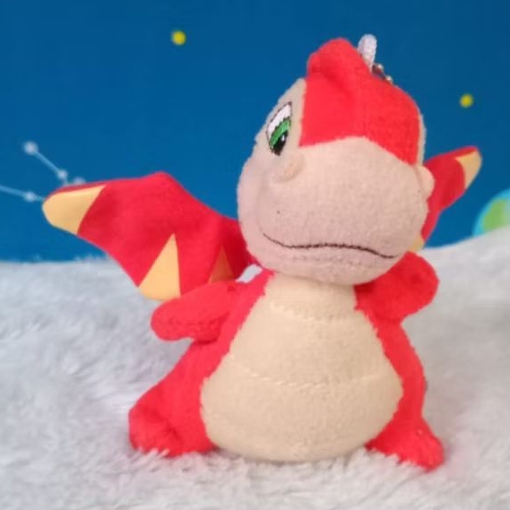 boneka ganci naga merah dragon neopets mcd plush doll toys rare