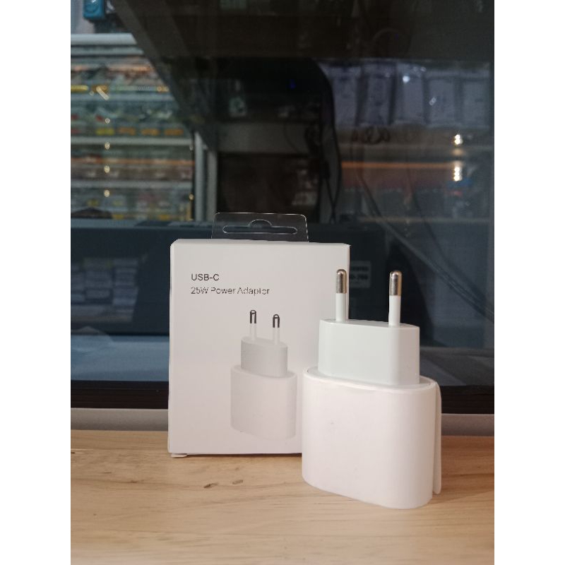 Adaptor Iphone USB-C 25W/Kepala Chargee Iphone USB-C 25W/Batok Iphone 25W