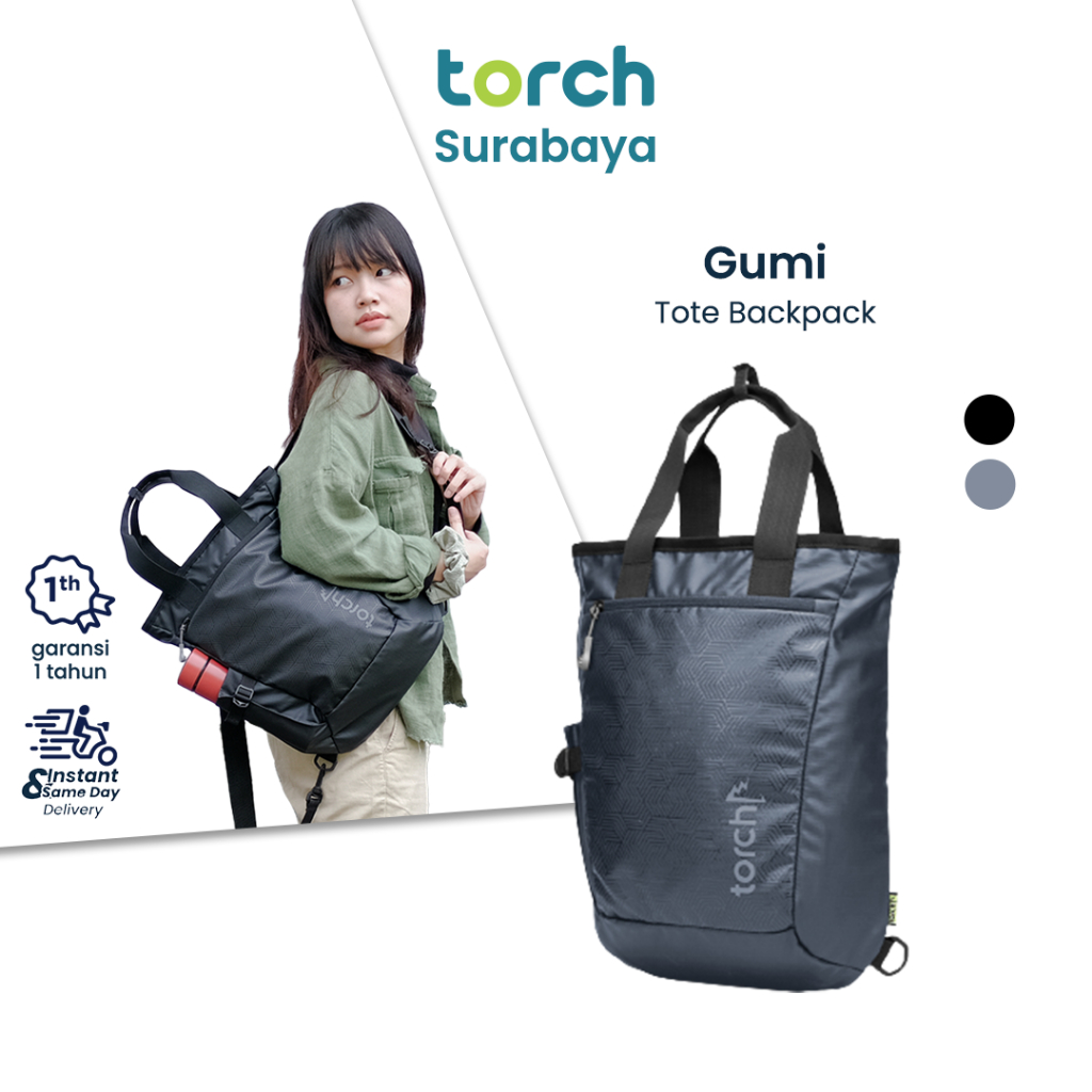 TORCH Gumi Tote Bag Backpack Totebag Tas Jinjing Ransel