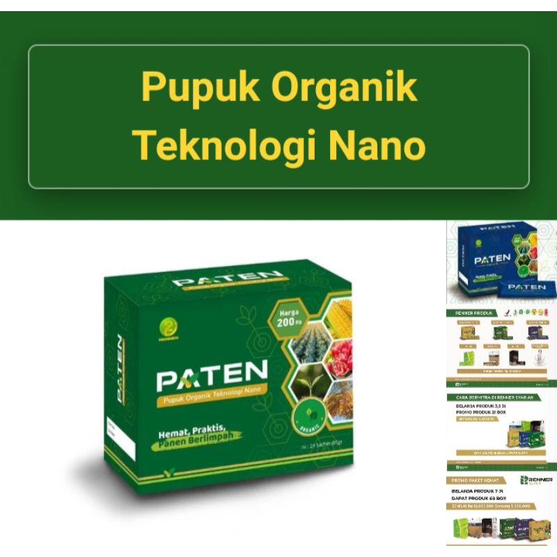 PATEN Pupuk Organik Teknologi Nano