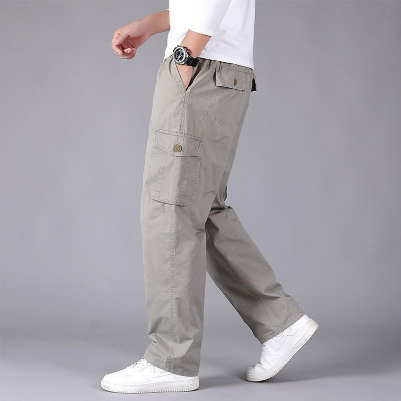 CELANA CARGO PRIA DEWASA / REMAJA Model Terbaru Highwaist Korea Style Celana Casual Kargo Pria denga