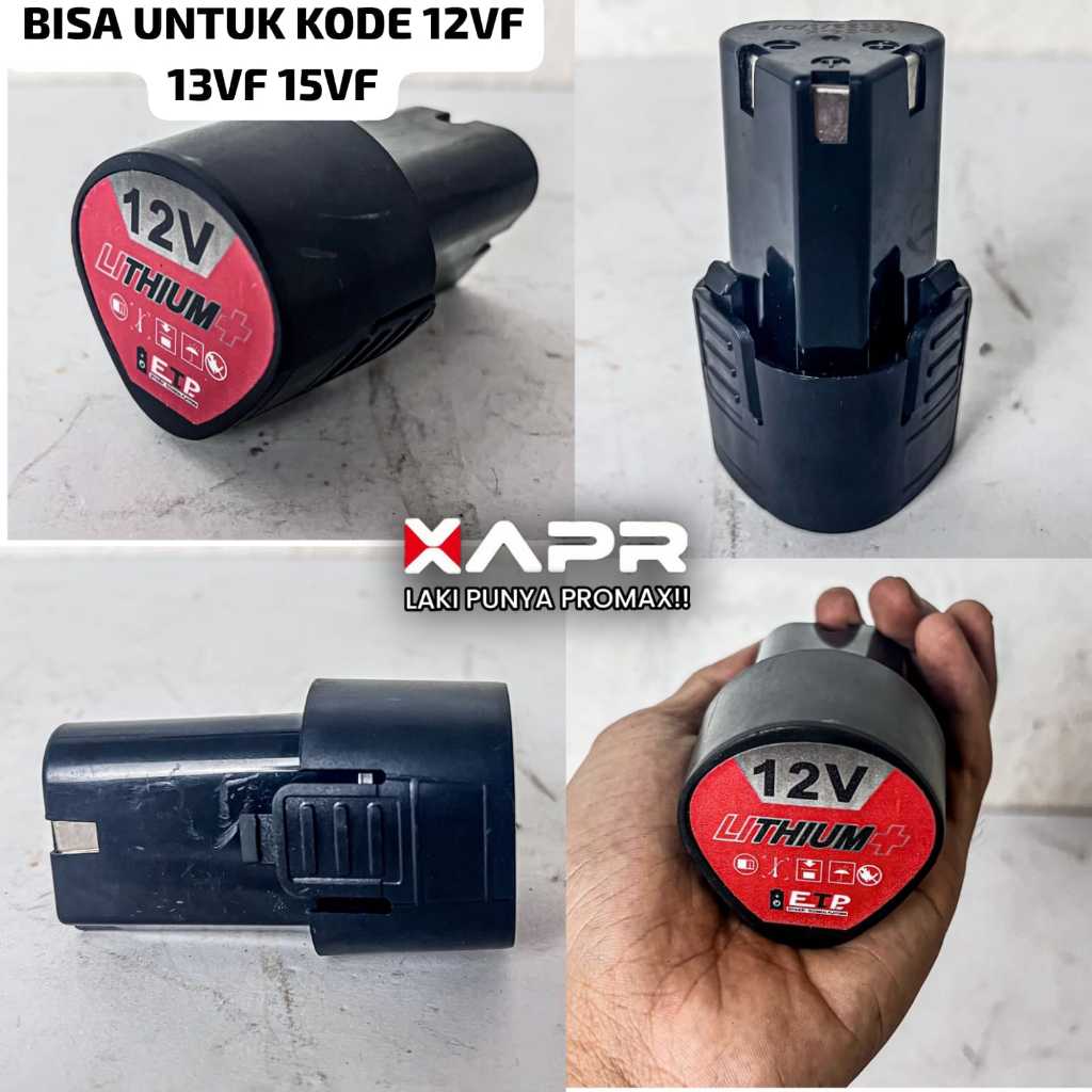 PROMO Baterai Bor Cordless 12volt Baterai bor 12v Jld Apr Gtools Hujia GARANSI RESMI