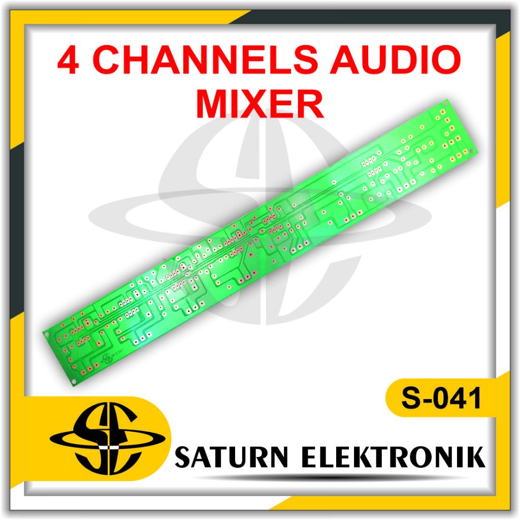 PCB 4 Channel Audio Mixer S-041
