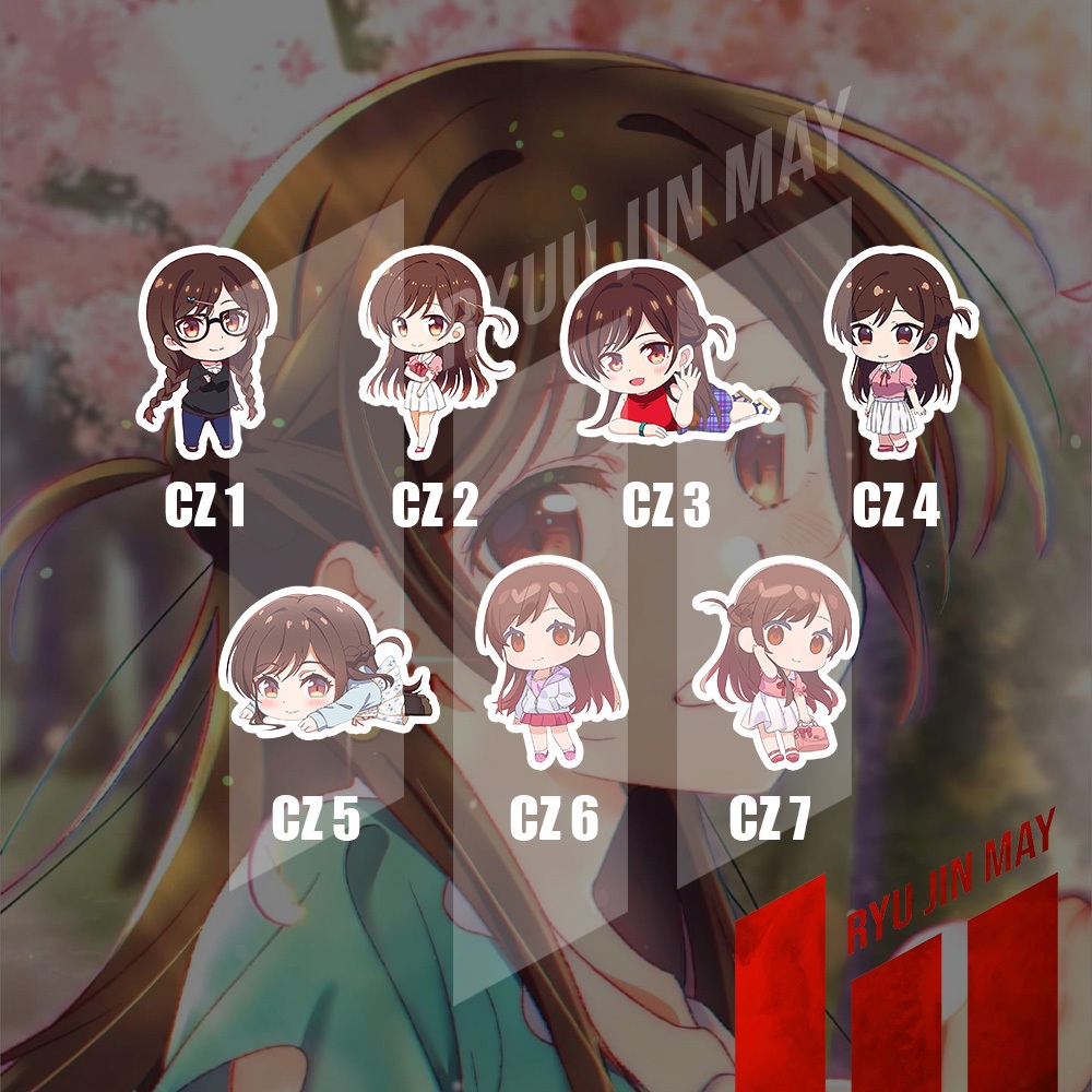 Sticker Anime - Kanojo, Okarishimasu - Chizuru Ichinose